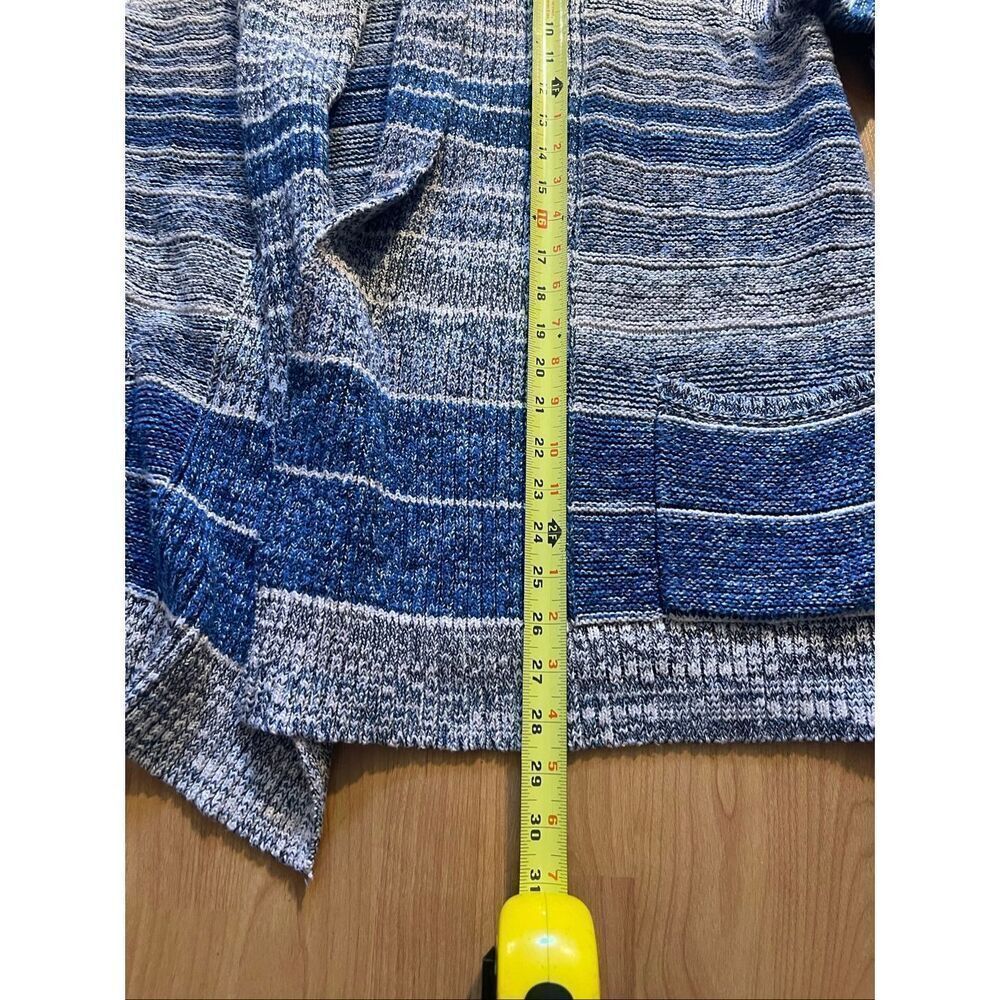 Lucky Brand Blue Open Front Cozy Cardigan Sweater Women’s Size 1X - Picture 4 of 5